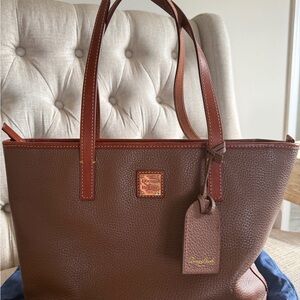 Dooney & Bourke Chocolate Brown Leather Tote